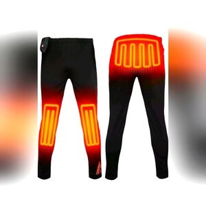ActionHeat 5V Base Layer Battery Heated Pants for Men w/ 3 Heat Zones